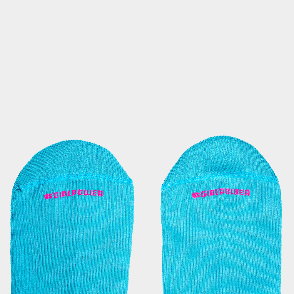 Calcetines 'Run Like a Girl' Azules - Imagen 7
